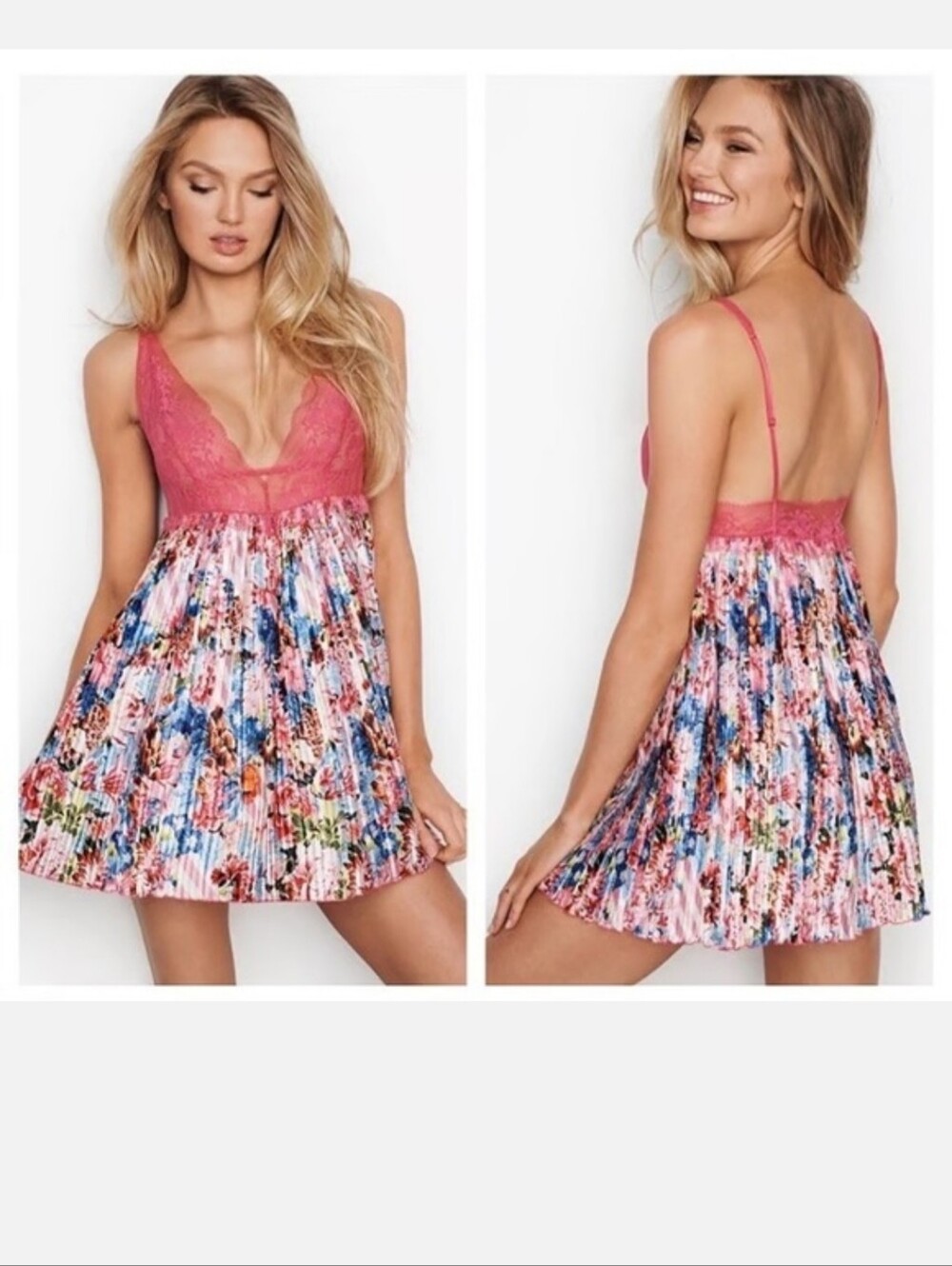 NWT Victoria's Secret x Mary Katrantzou Babydoll Slip Sz S